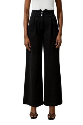 Women's Denim Wide Leg High Waisted Jeans