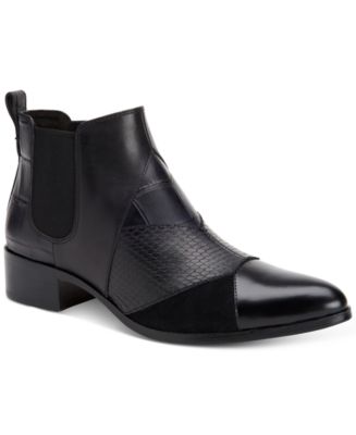 coach patchwork booties
