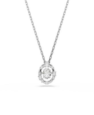 Rhodium-Plated Starlit Sky Pendant Necklace