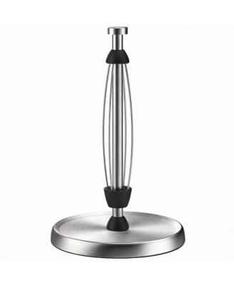 One-Hand Tear Paper Towel Holder, Stainless Steel, Weighted Base