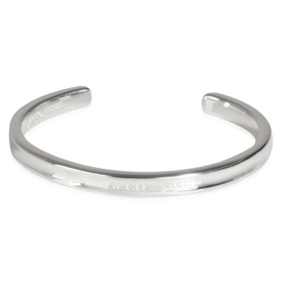 Pre-Owned Tiffany and Co Sterling Silver 1837 Narrow Bracelet - Sterling silver