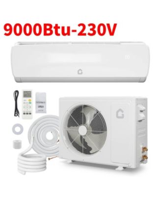 19 SEER2 9000 BTU Ductless Inverter Mini Split Air Conditioner Cools Room Up to 450 Sq. Ft. 230 V