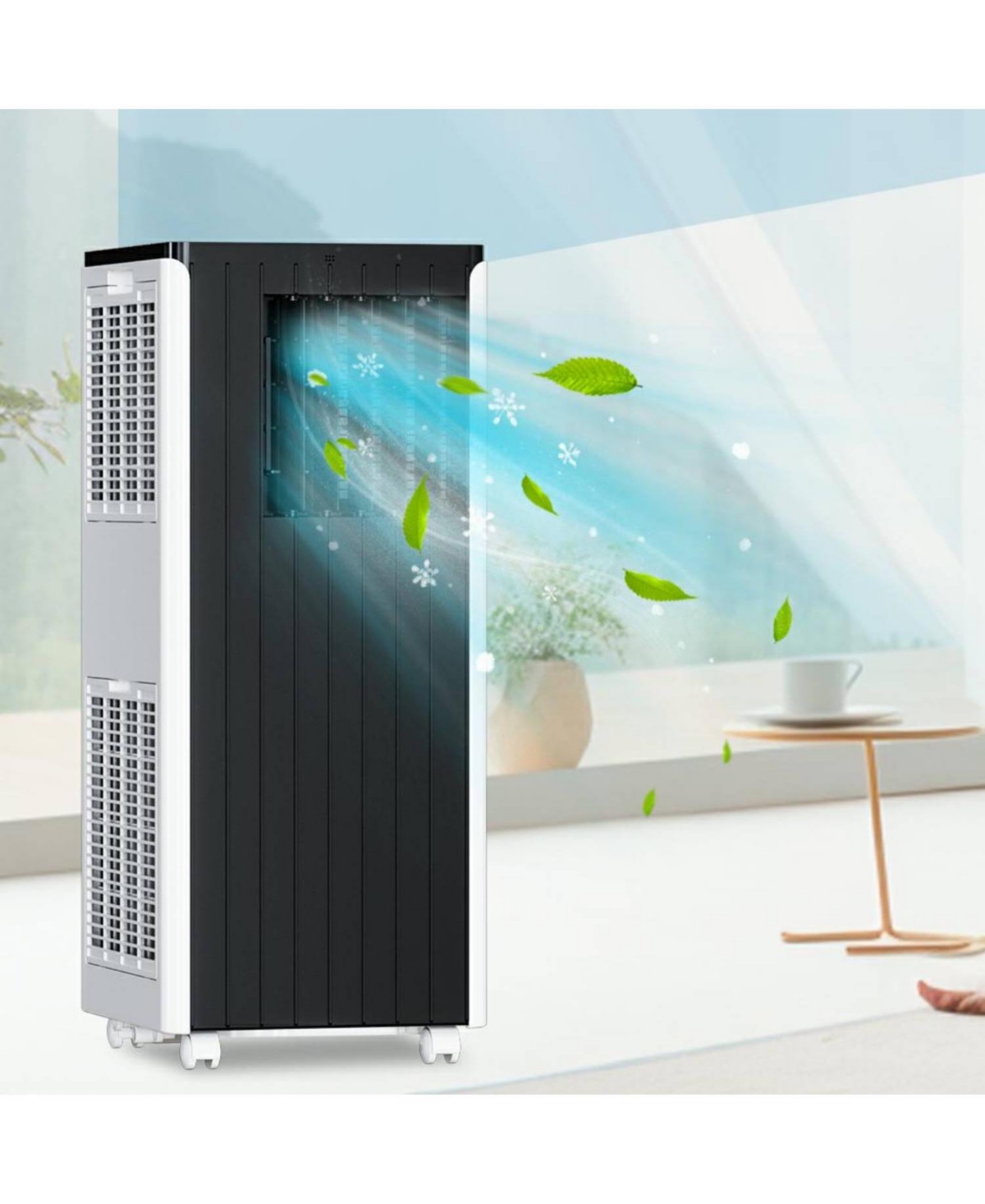 Xo 3-in-1 8000 Btu Portable Air Conditioner with Cooling, Dehumidifier and Fan, Quiet Operation, Cools Up to 350 Sq.Ft.