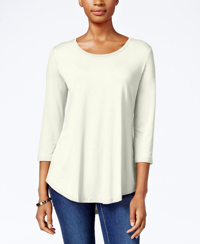 JM Collection Scoop-Neck Top, Created for Macy's - Macy's