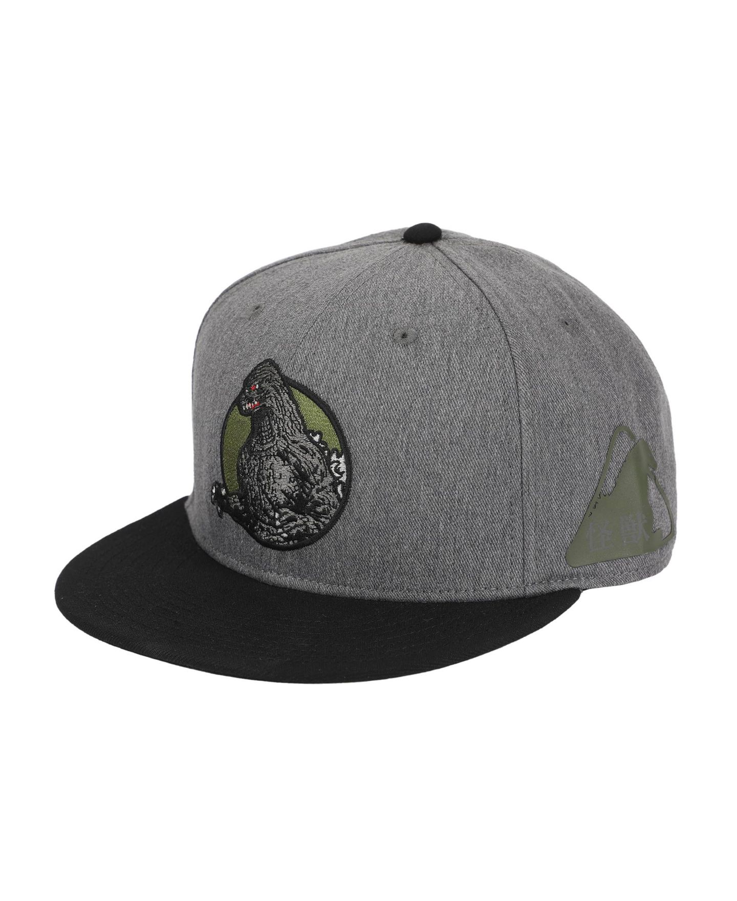 Мужская кепка Godzilla Embroidery Cotton Twill B15 Snap Back Snapback, цвет: Серый — фото 9