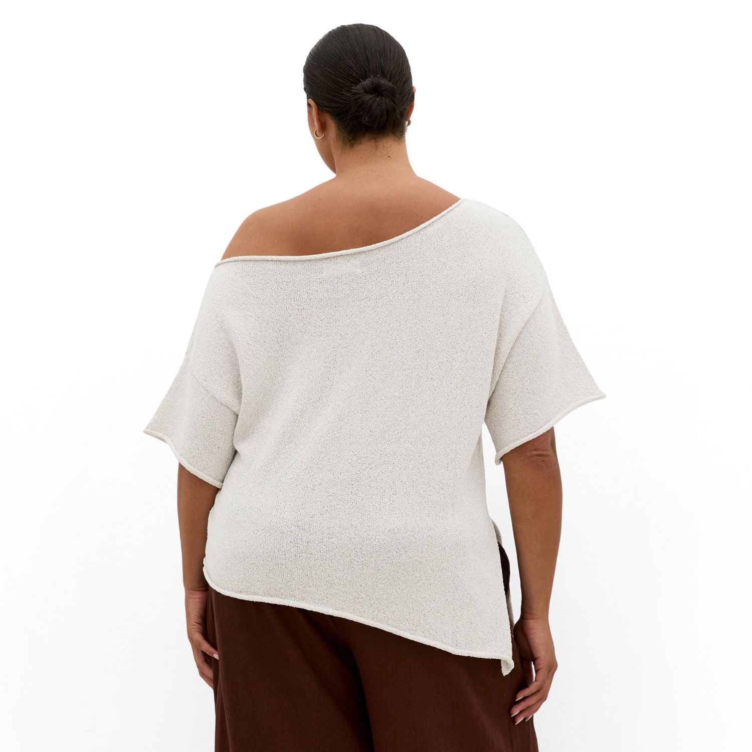 Women's One Shoulder Knit Top