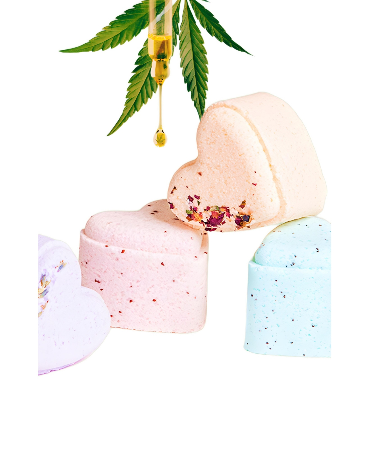 Lizush Cbd Heart-Shaped Shower Steamers Gift Set