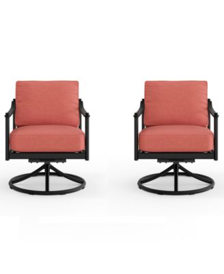 Agio Wellington Outdoor Swivel Rockers, Set of 2