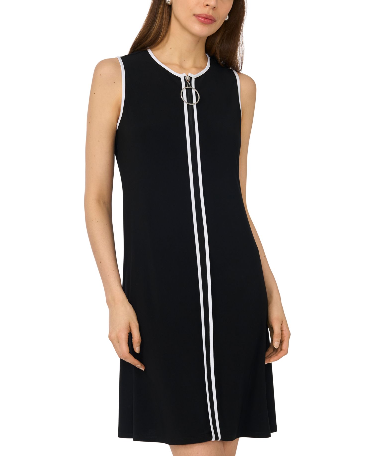 Women's Crewneck Knee-Length Dress