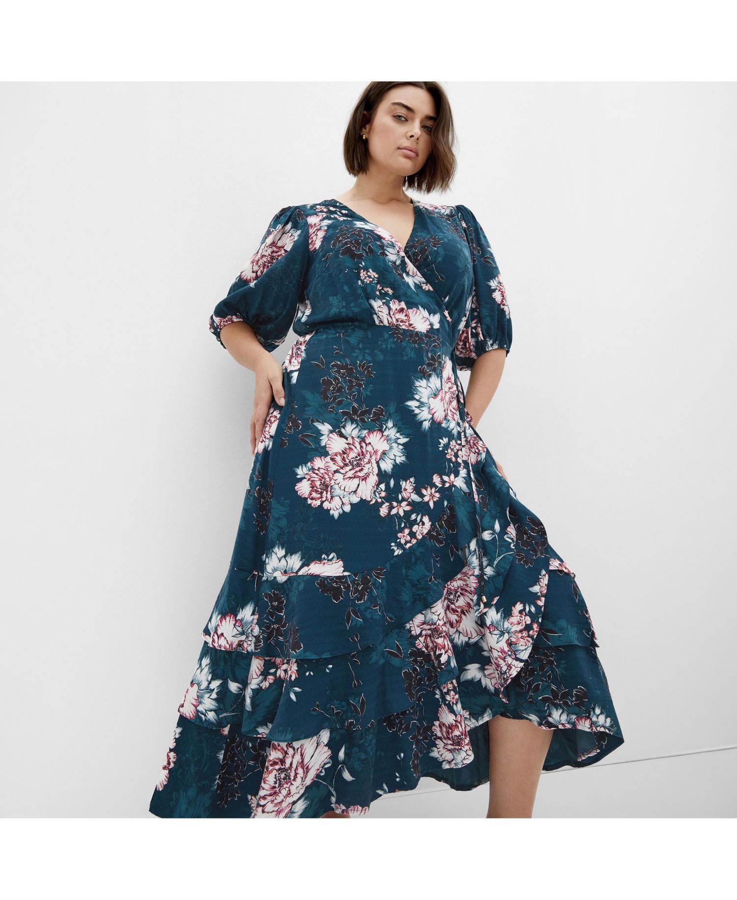 Women's Bri Floral Wrap Dress
