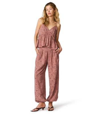 Women's Tillie Eyelet Pull-On Balloon Pants