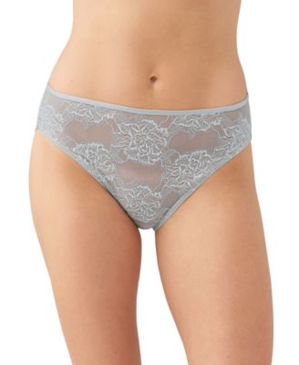 Women's Full Bloom Sheer Mesh Hi-Cut Brief