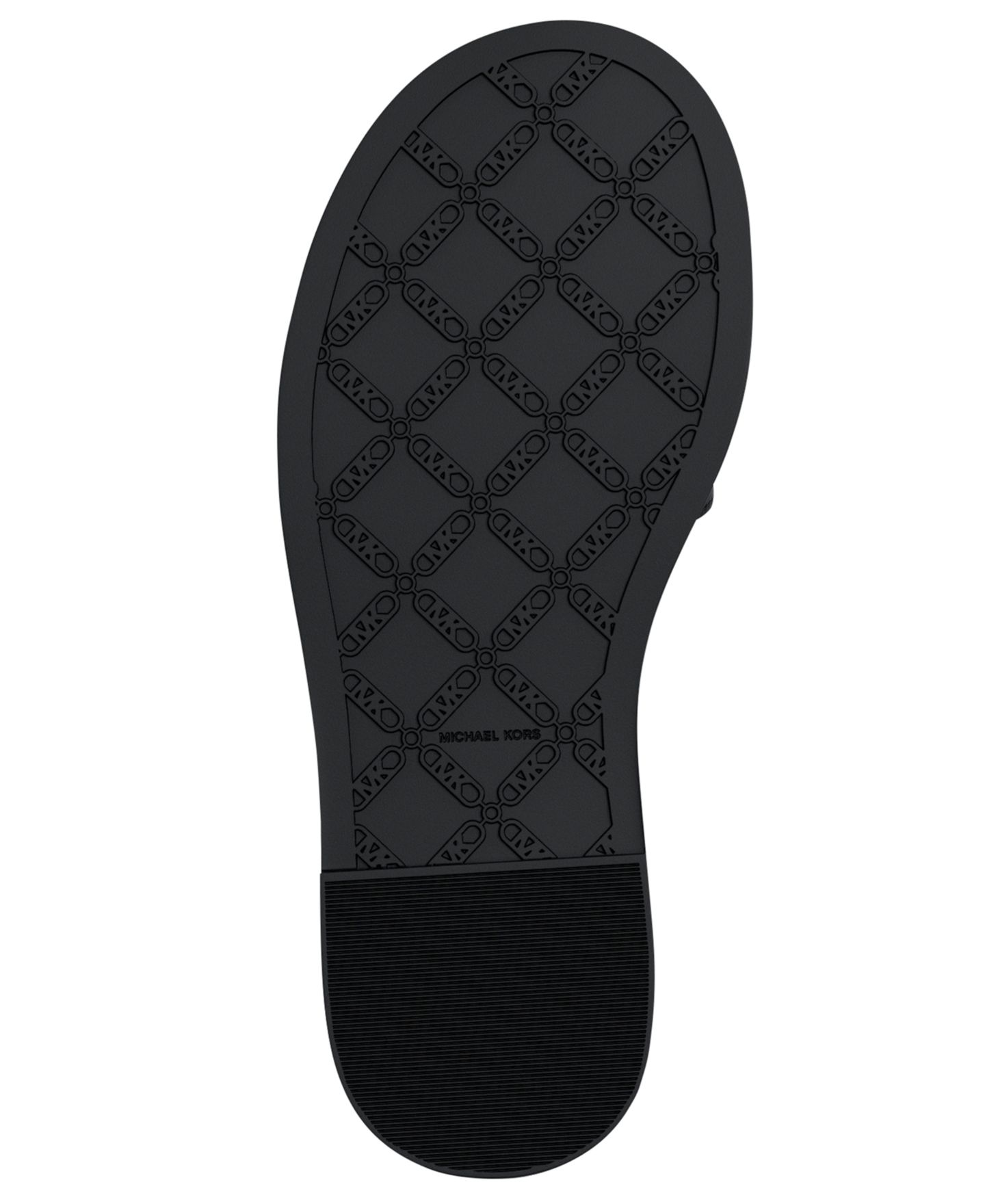 Женские сандалии MICHAEL Michael Kors Rosetta Ankle Strap Flat, цвет: Чёрный кожаный — фото 5