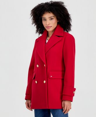 Women's Double-Breasted Peacoat