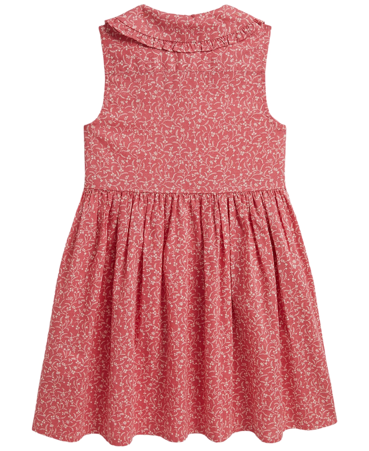 Polo Ralph Lauren Girls' 2T-6X Floral Sleeveless Shirt Dress