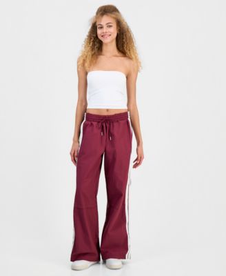 Juniors' Side Stripe Track Pants