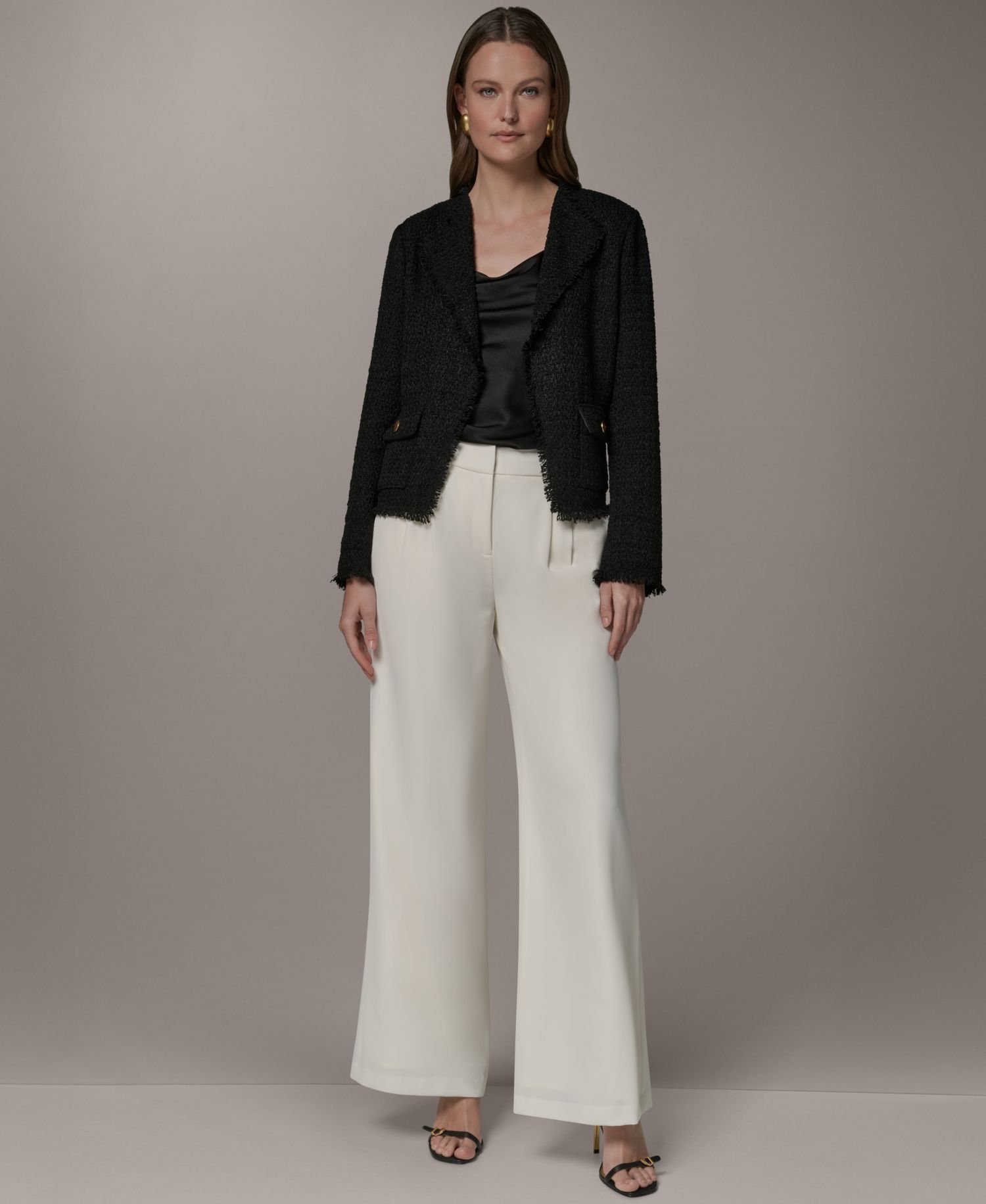 Women's Open-Front Long-Sleeve Jacket