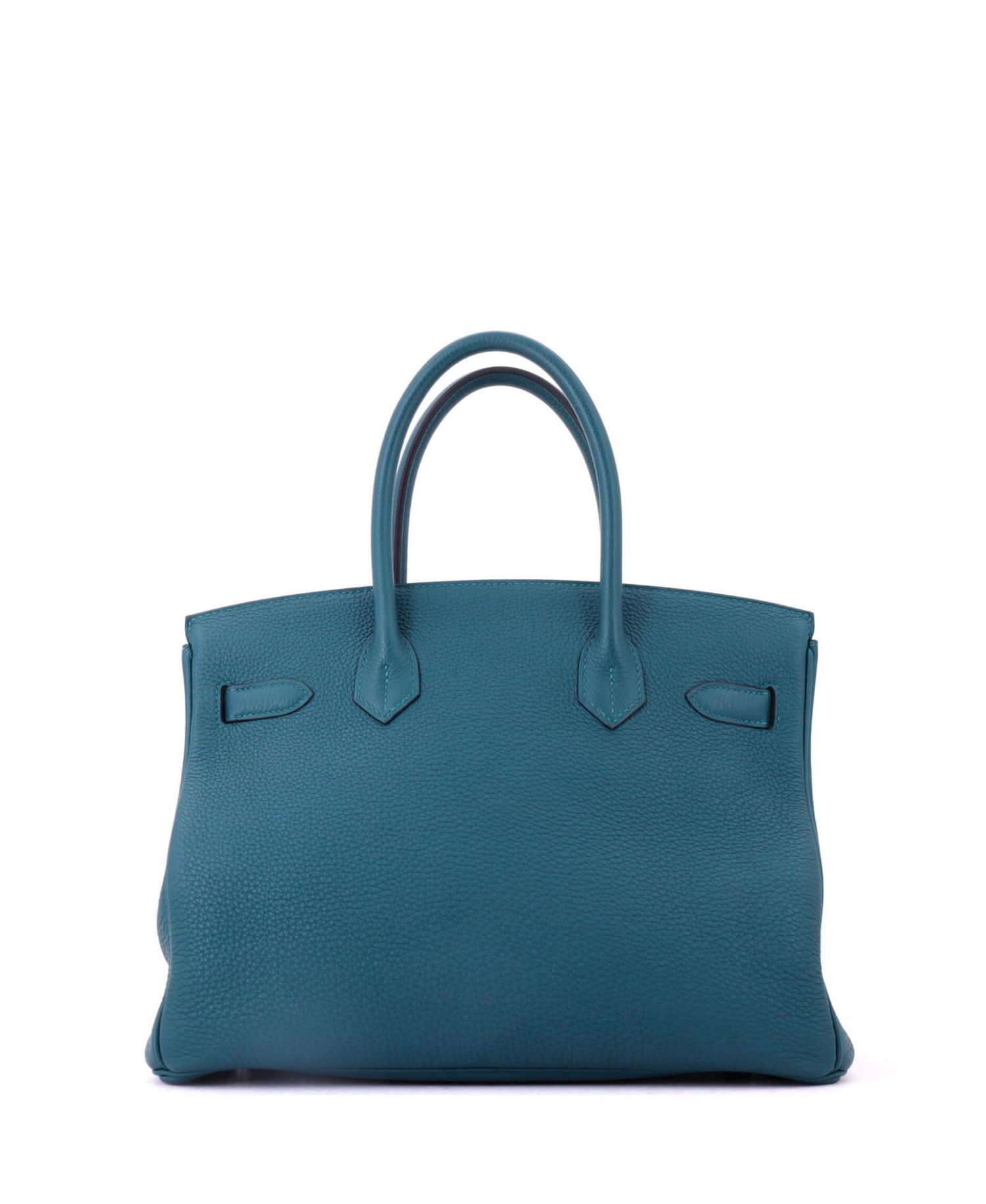 Birkin 25 Handbag Green Swift with Palladium Hardware
