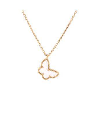 Sweet Alhambra Butterfly Pendant Necklace