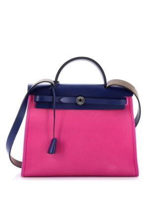 31 Herbag Zip Leather and Toile