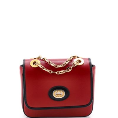 Mini Marina Chain Flap Bag Leather