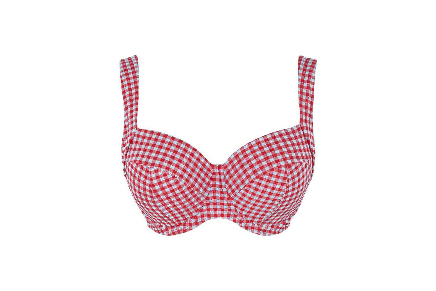 Women's Gingham Olivia Underwire Balcony Swim Bra
