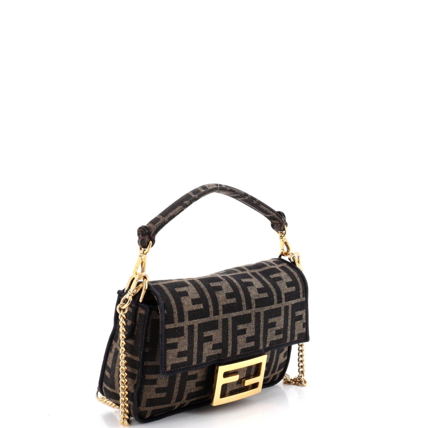 Mini Baguette NM Bag Zucca Canvas