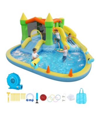 Bounce House Water Slide 12.5 x 13.1 Feet with Splash Pool, Ages 3