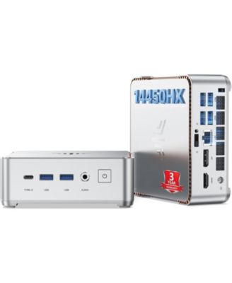 Hyper H2 Mini PC, Intel Core i5 14450HX 32GB RAM 1TB SSD, Triple 4K, WiFi6, BT5.2 Business Office Home