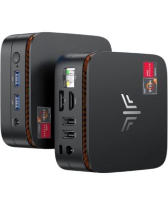 Essenx E1 Mini PC, AMD Ryzen 3250U 8GB DDR4 RAM 256GB SSD, Dual 4K Support, WiFi/Ethernet for Business, Office, Home