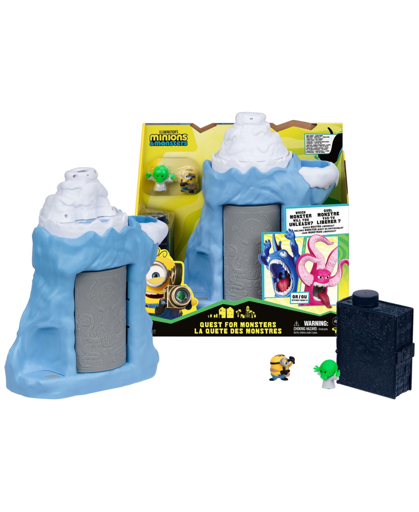 Детские фигурки Despicable Me Minions Monster Reveal 3-Pack Action Figures, Ages 4+ — фото 8