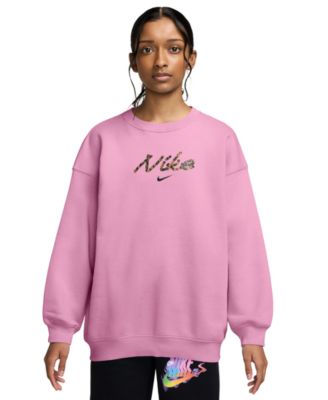 Girls' 7-16 Oversized Long-Sleeve Sweatshirt