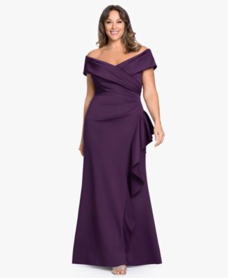XSCAPE Women's Purple Dresses | Macy's