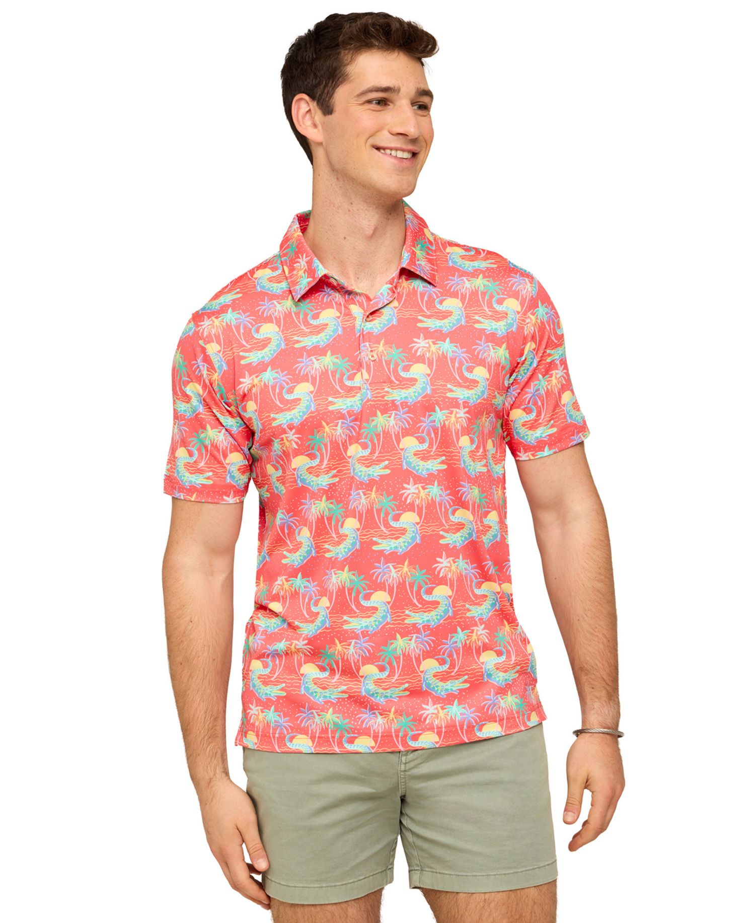 Men's Swampy Soiree Short-Sleeve Polo Shirt