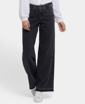 Women's Teresa Wide-Leg Jeans with Released Hems