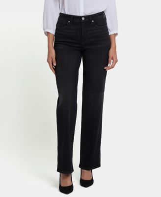 Women's Bailey Relaxed Straight Jeans with Side Slits