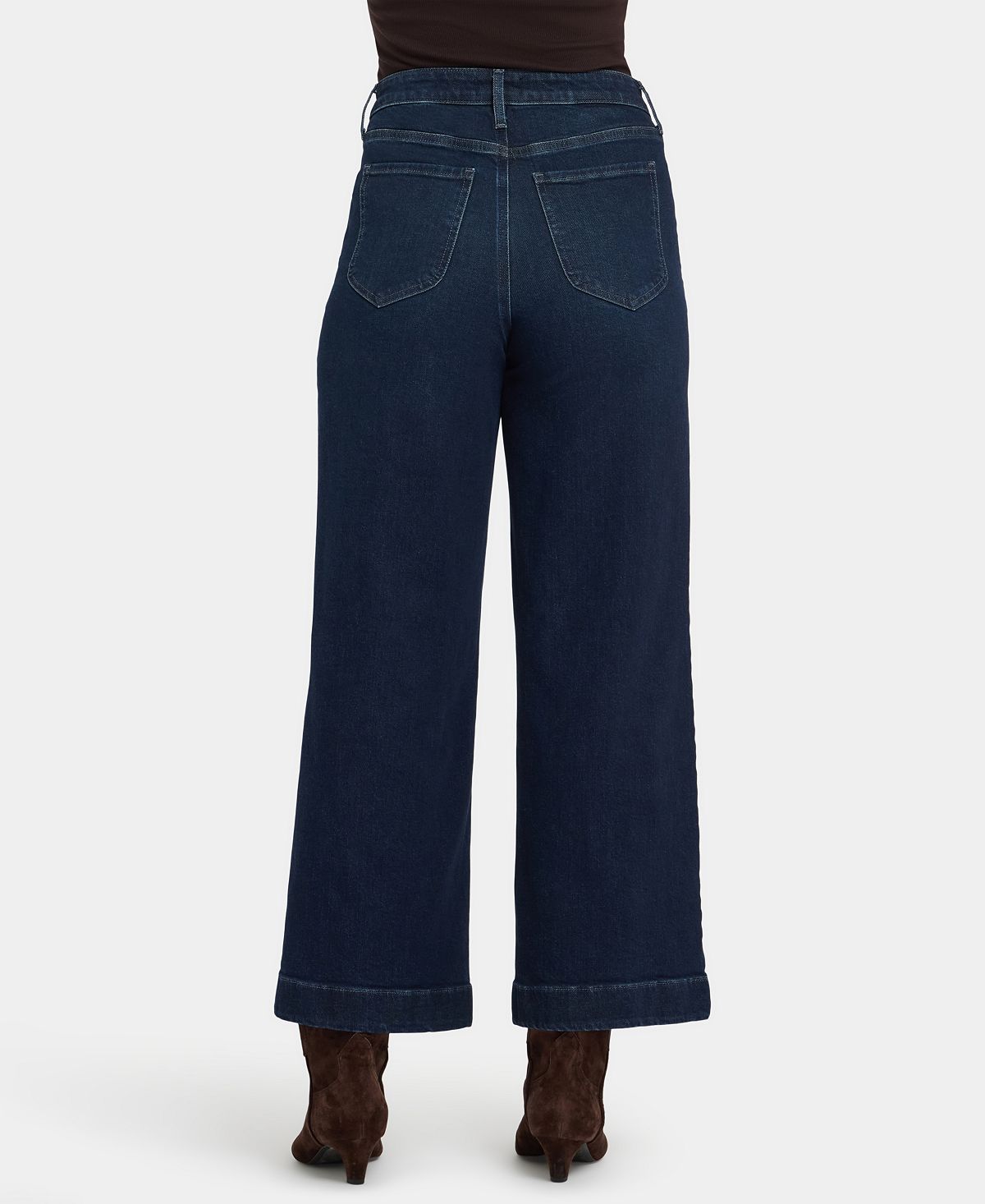 NYDJ Women's Teresa High-Rise Wide-Leg Ankle Jeans view 5 — MAYCSS fashion products
