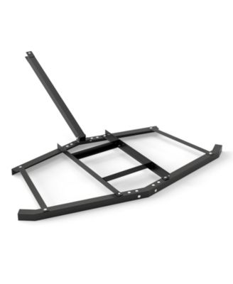66" Wide Driveway Drag Tow Behind Landscape Leveling Rake with Reinforced Bars
