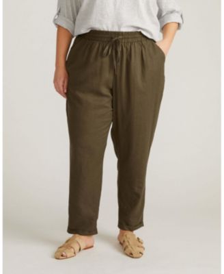 Women's Plus Size Sayville Linen Pant
