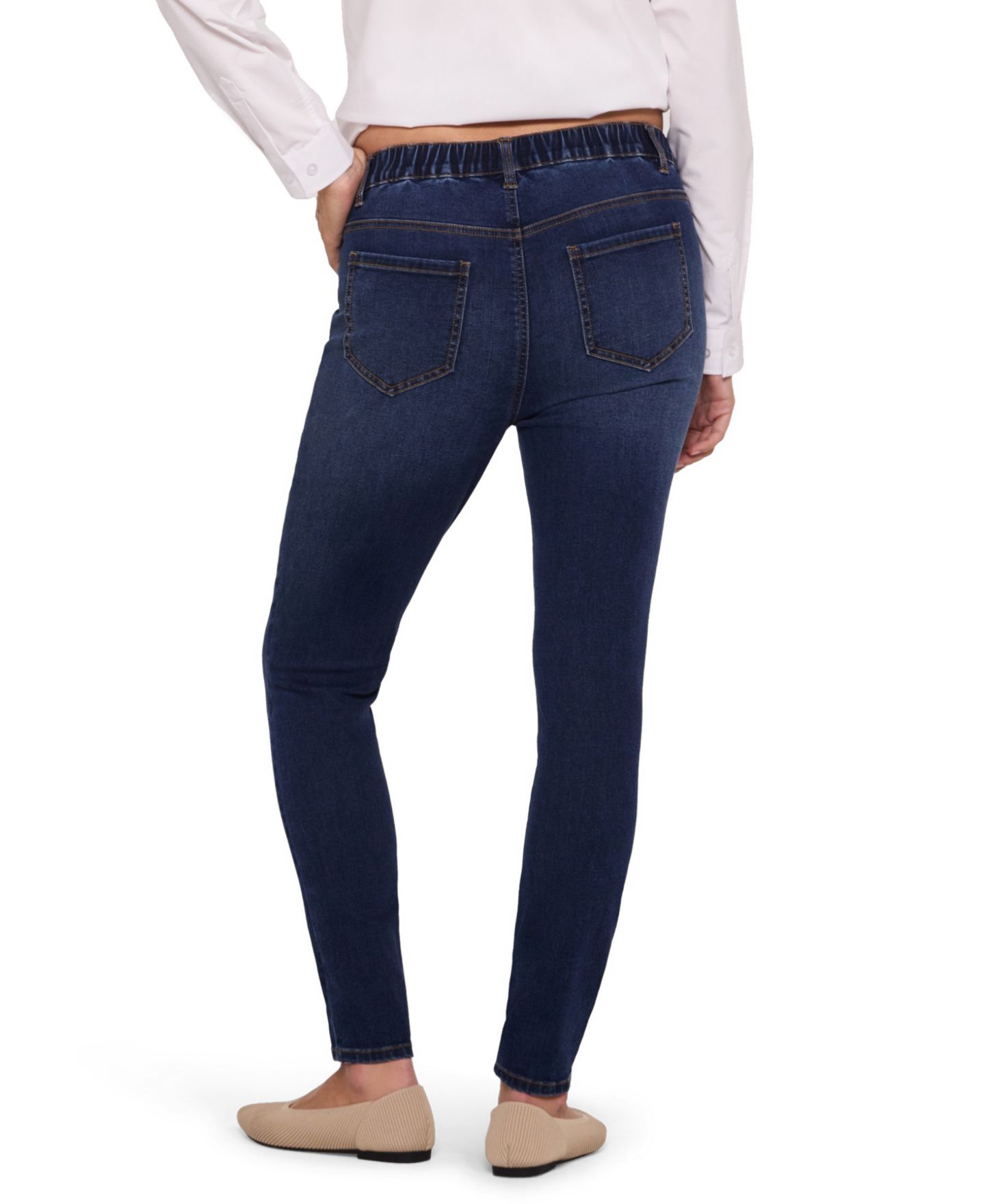 Женские джинсы Motherhood Maternity Motherhood Under the Belly Ankle Skinny, цвет: Тёмная варка — фото 3