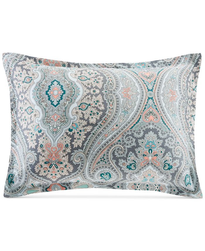 Echo Sterling FloralDamask King Reversible Comforter Set Macy's