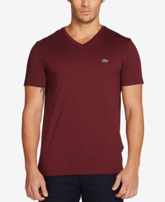 lacoste v neck t shirt wholesale