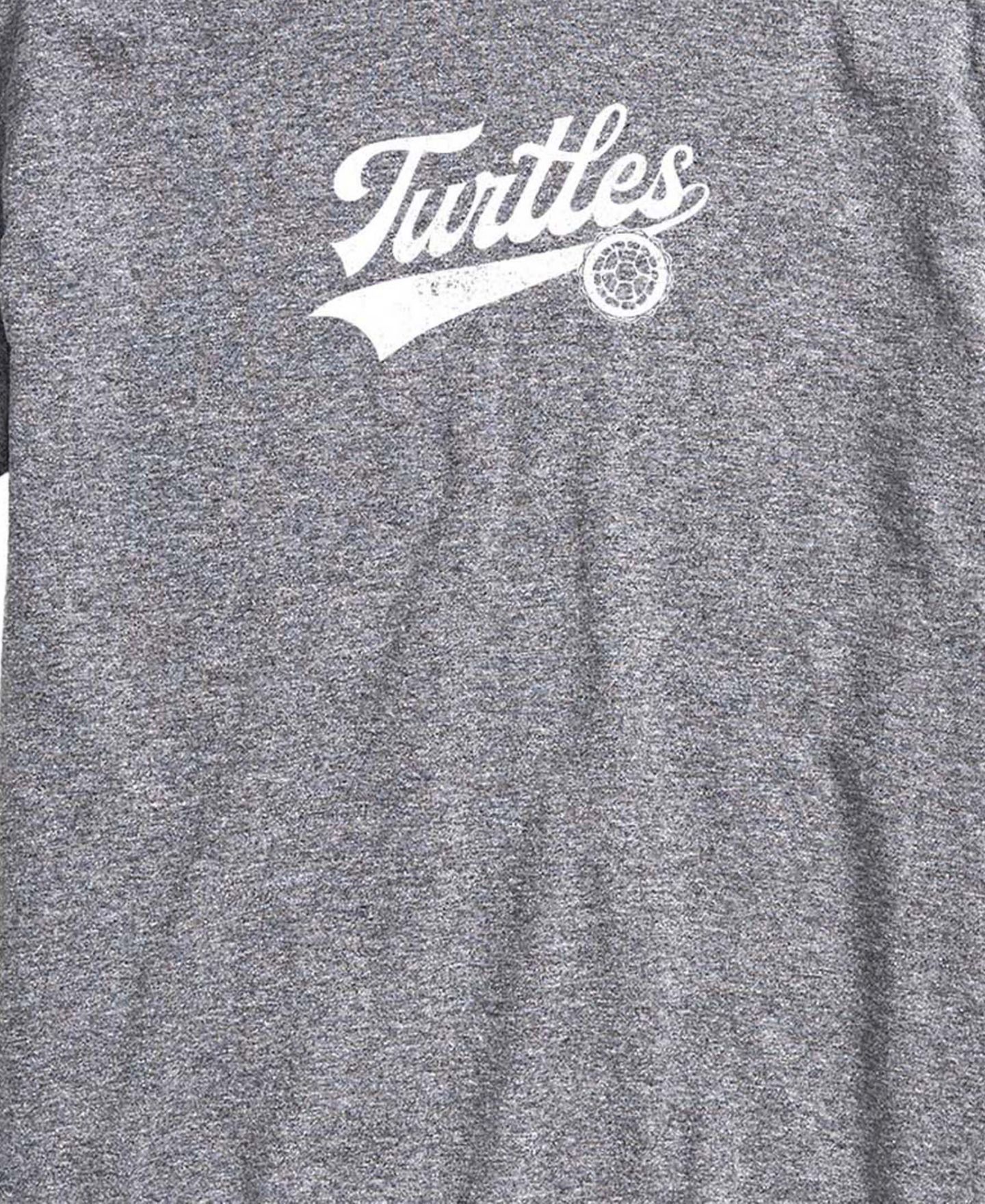 Мужская футболка AIRWAVES Turtles Americana 84 Short-Sleeve Graphic, цвет: Меланжевый — фото 3
