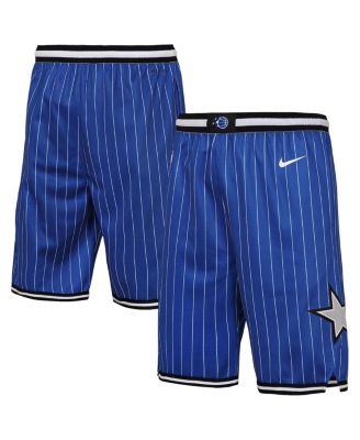 Big Boys and Girls Royal Orlando Magic Icon Edition Swingman Shorts