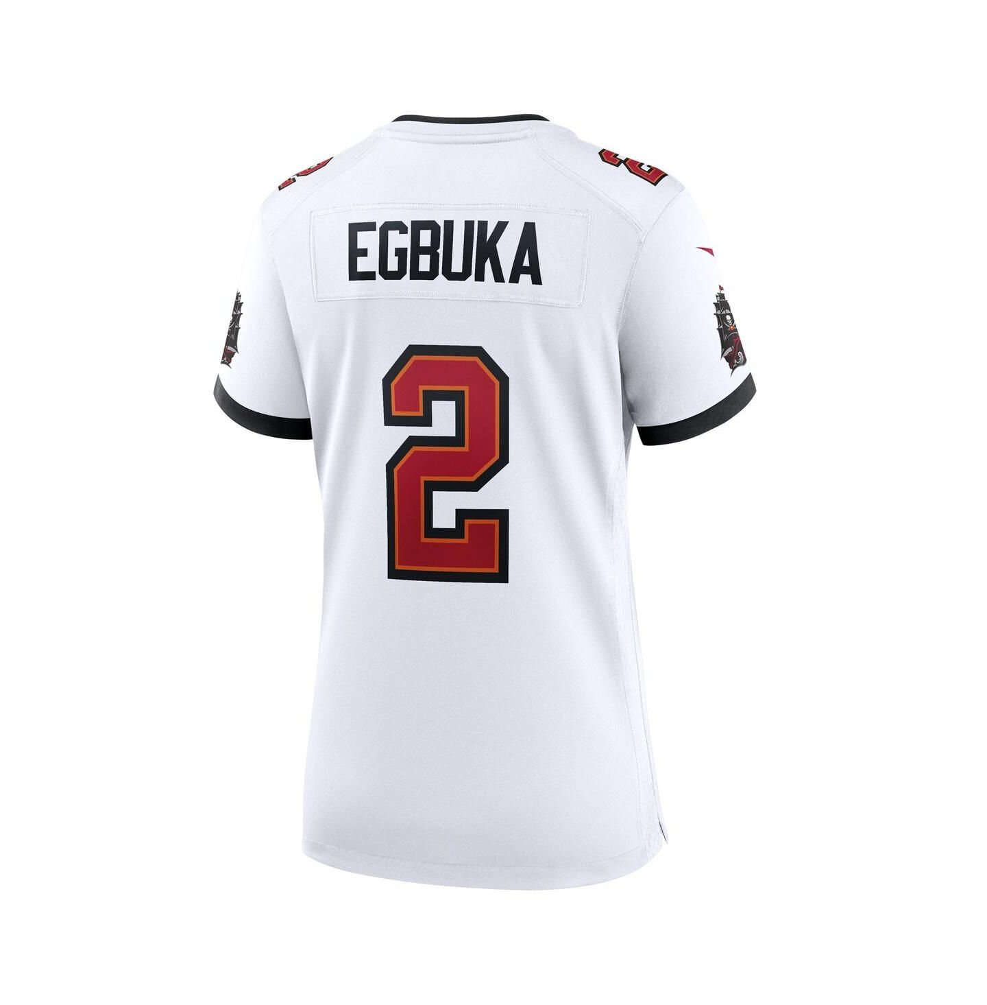 Женский топ Nike Emeka Egbuka White Tampa Bay Buccaneers Game Jersey — фото 3