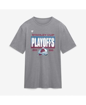 Men's Athletic Heather Gray Colorado Avalanche 2026 Stanley Cup Playoffs Vintage Tri-Blend T-Shirt
