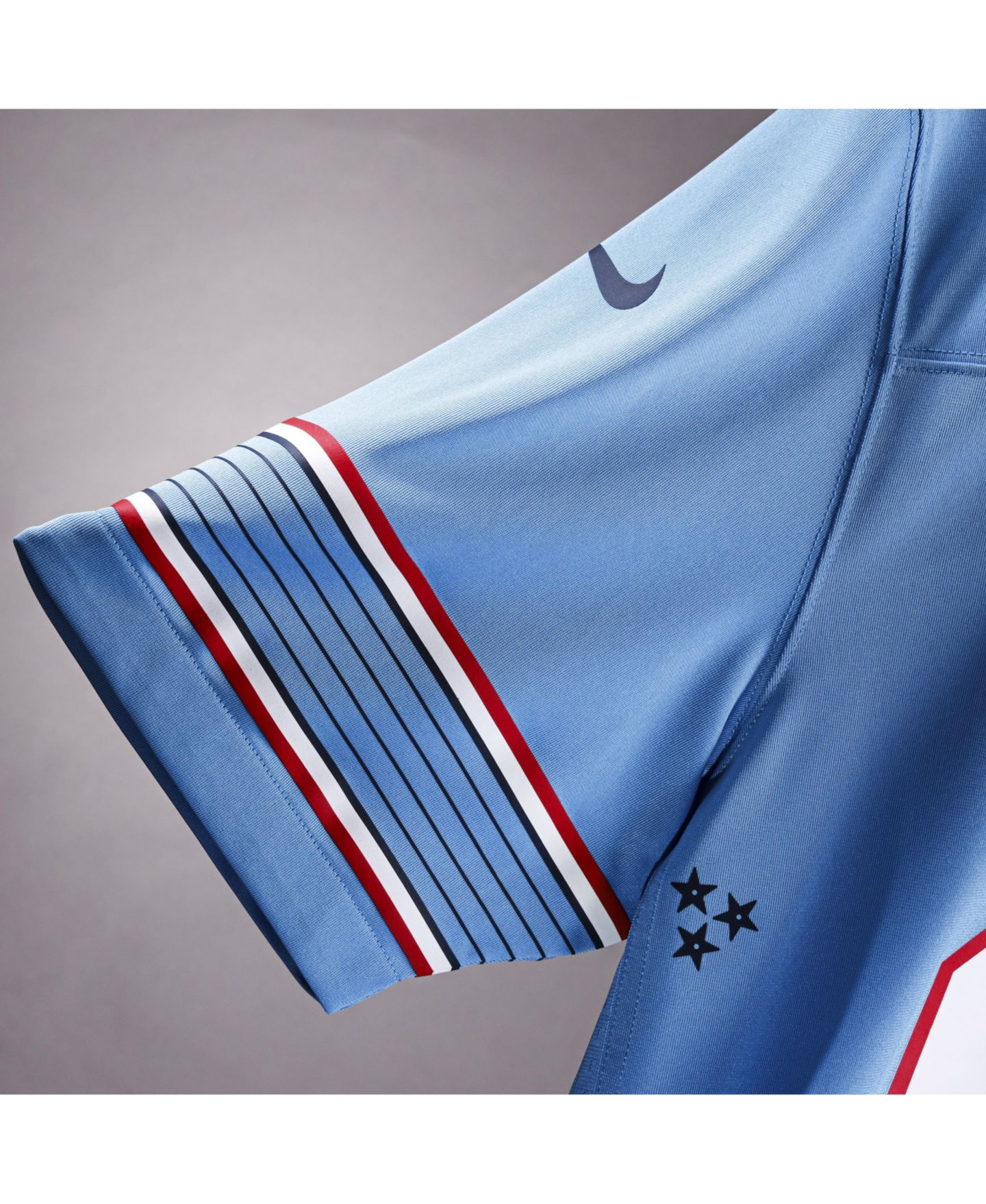 Мужской топ Nike Chimere Dike Light Blue Tennessee Titans Team Game Jersey — фото 5