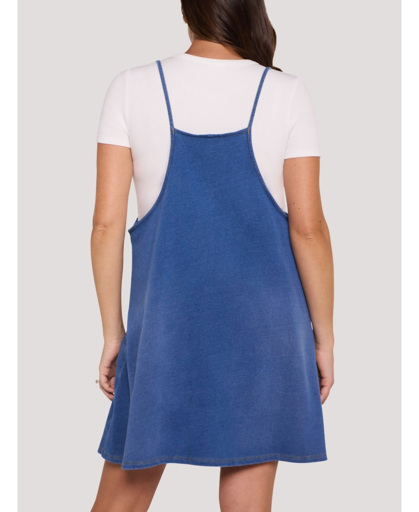 Женское платье Motherhood Maternity Maternity Motherhood Sleeveless Relaxed Fit Dress Romper, цвет: Средняя варка — фото 4