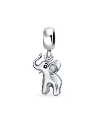 Lucky Animal Bambi Elephant Dangle Charm Bead .925 Sterling Silver Fits European Bracelet
