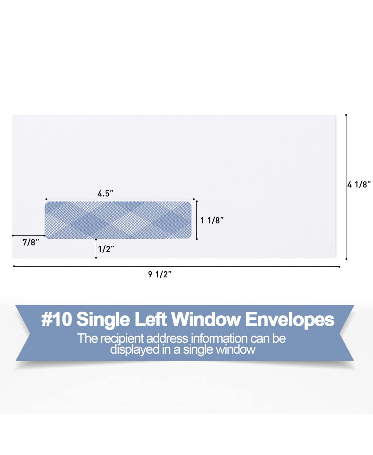 Gnuadz Single Window Security Envelopes for Invoices Checks